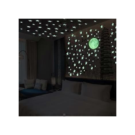 Selbstklebender Wandaufkleber mit Sternenmotiv, für das Wohnzimmer