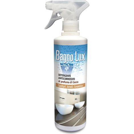Bagno Lux - dertergente anticorr. per  sanitari, ceramiche e arredi 500ml Metacril 11500501