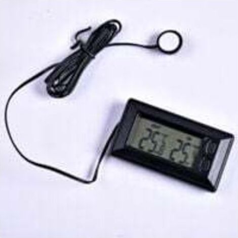 Auto-Innen- und Außenthermometer, LCD-Digitaldisplay-Thermometer mit 1,5 m Kabel (1/5)