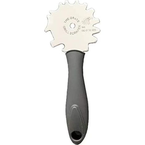 Outil de barbecue compact : grattoir en acier inoxydable pour une cuisson en toute sécurité, nettoyant pour barbecue sans brosse, compatible lave-vaisselle pour grilles de barbecue.-AquaForge