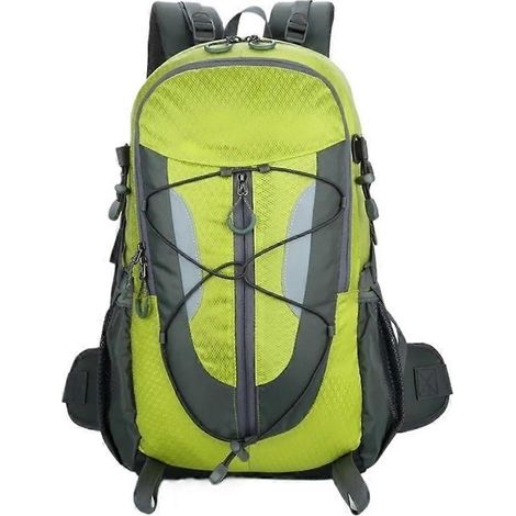 Outdoor-Wanderrucksack, Bergsteigerrucksack, leichter Reise- und Kletterrucksack, wasserdicht, strapazierfähig, leicht zu reinigen, hellgrün