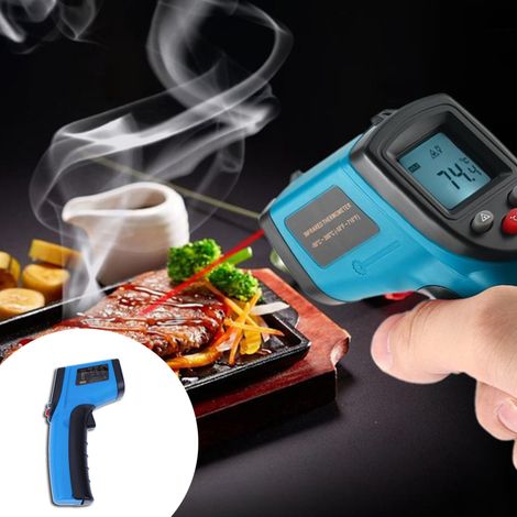 GM320 Berührungsloses digitales Infrarot-Thermometer, digitales Temperaturmessgerät für industrielle Anwendungen (1/5)