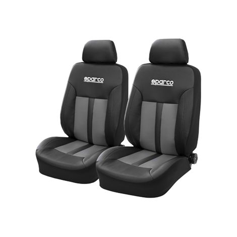 Sparco Auto Sitzbezüge - Grau - 2er Set