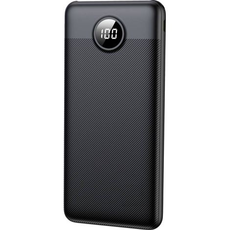 XCell Power bank 10000 mAh Consegna di potenza, Ricarica rapida 3.0, 3.0 LiPo Nero Indicazione di stato