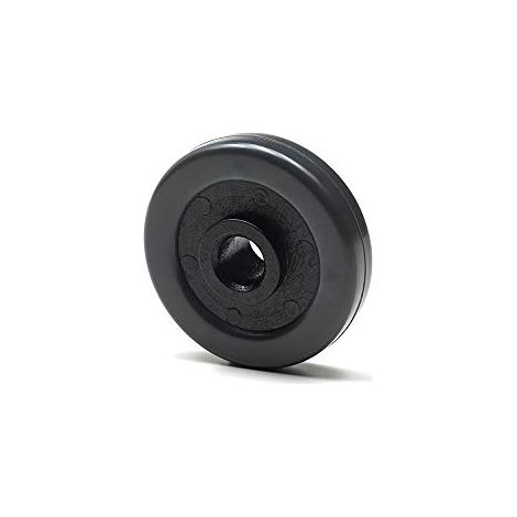 Foppapedretti 4 Ruote Gommate per Assai, ⌀ 4cm, Nero (1/3)