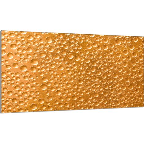Plaque de protection en verre pour poêle 90x52 Krople