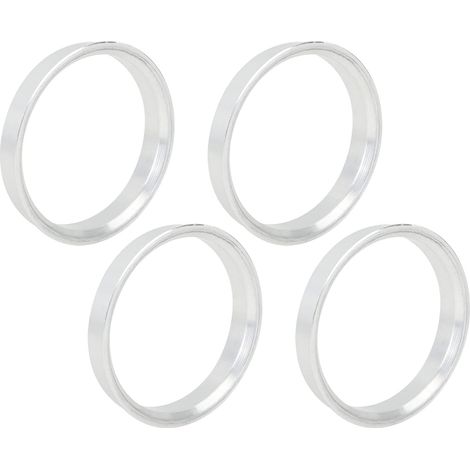 4Pcs Bague De Centrage en Aluminium pour Voiture 60.1 À 54.1mm Profondeur 10mm, Élimine Les Vibrations Indésirables, Ajustement Précis, Remplit L'Espace Entre Moyeu Et Roue (1/5)