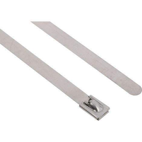 Serre-câble RS PRO Acier en Acier inoxydable, 360mm x 7,9 mm ( Prix pour Sachet de 100 ) (1/4)