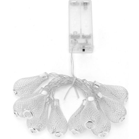 Guirlande lumineuse LED IP45, lampe en fer forgé ajouré pour demande en mariage, mariage, décoration festive, chambre et jardin (1/5)