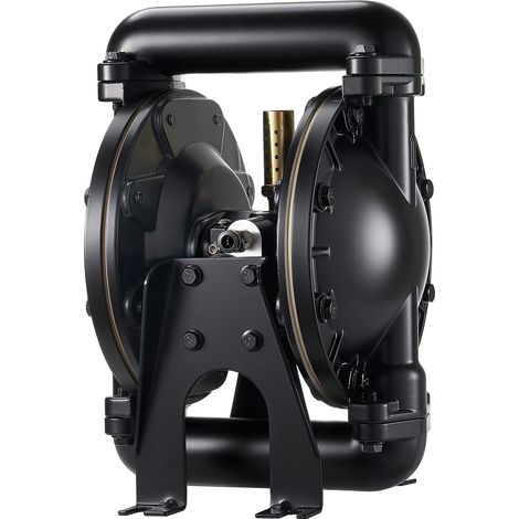 Mophorn Pompa Pneumatica a Doppia Membrana, 132 L/min, Connessioni da 25,4 mm, Pompa di Trasferimento ad Aria, Struttura in Lega di Alluminio, Ideale per Diesel e Grasso