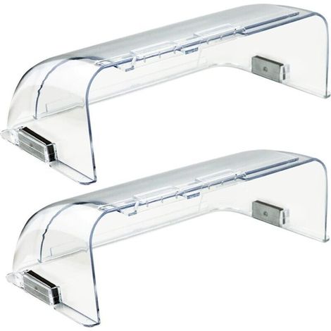Déflecteurs de ventilation magnétiques réglables, de 8,5 à 14,5 pouces, adaptés aux grilles de ventilation au sol, murales et de plafond, paquet de 2. (1/4)