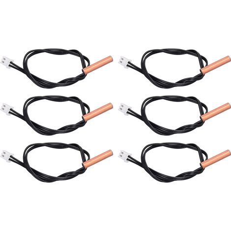 10 Stück 10K Temperaturfühler PVC Kupfer wasserdichte NTC-Thermistorfühler für Klimaanlagen (1/5)