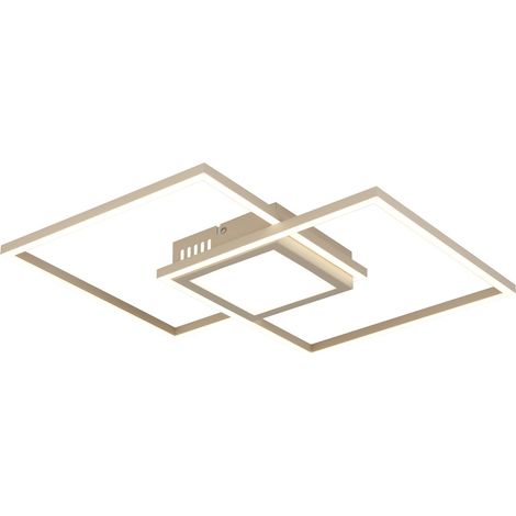 Lampe de plafond élégante Saunders brun sable - 48468-32S (1/3)