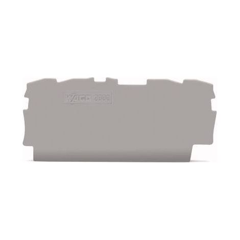 Plaque d'extrémité et intermédiaire WAGO 2000-1491 25 pc(s) X32038