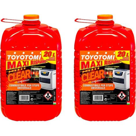 TOYOTOMI Tanica Clear 20 Lt Combustibile Per Stufe (Confezione da 2) (1/5)