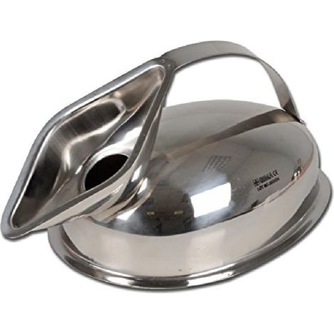 GIMA Urinale Femminile, Inox, capacità 1,2 litri