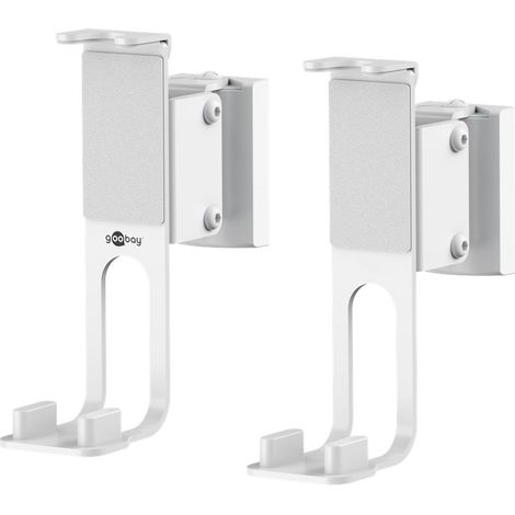 Supporto a parete per altoparlanti One Sound Flex, bianco, 2 pezzi, compatibili con Sonos One e Sonos One SL, supporto per altoparlanti sicuro e completamente flessibile. (1/5)