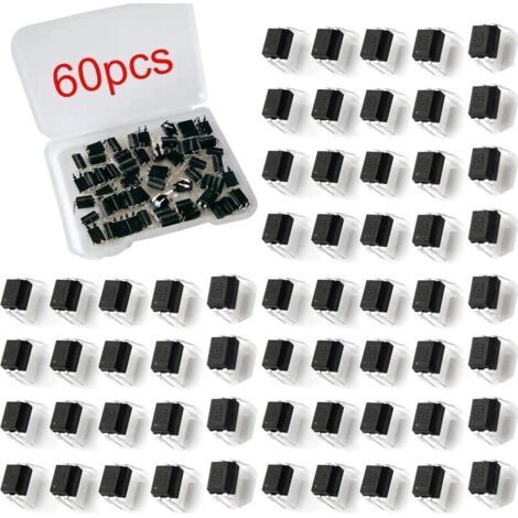 Optocoupleur PC817, pas de 2.54mm, 4 broches, DIY DIP-4, 60 pièces (1/5)