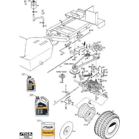 HINTERER FELGENPARK (-97) NEUES ORIGINAL STIGA – 1134-3393-02
