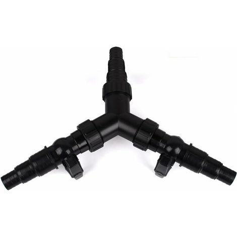 Distributore d'acqua con divisore a Y per pompa da laghetto Cst-02F 25/32/38Mm (1"/1 1/4"/1 1/2") (1/5)
