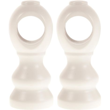 Supports Muraux en Bois Fixation Solide et Stable 2pcs pour Tringle à Rideaux Diamètre 28mm pour Grandes Fenêtres et Salle de Bain (1/5)