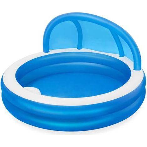Bestway Aufblasbares Familienpool 241x241x140 cm Blau (1/5)