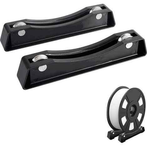 Support de Filament pour Imprimante 3DSupport Bobine Imprimante 3D,Support de Bobine de Filament D'imprimante 3D,pour Fixation de Bobine Consommables Réglables PLA/ABS,2 Pièces (1/5)