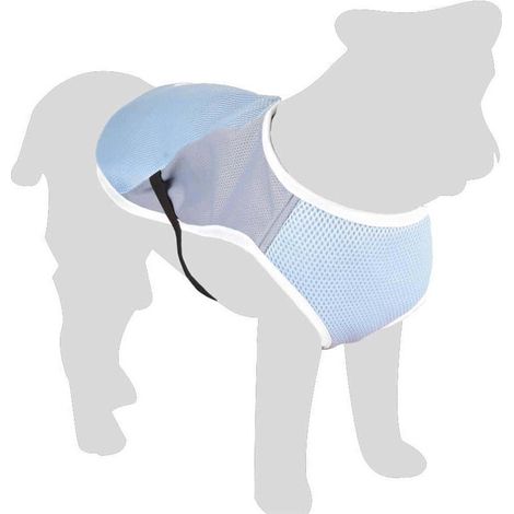 Manteau rafraîchissant FROZEN gris longueur 30 cm ø 38-48 cm pour chien - Flamingo (1/5)