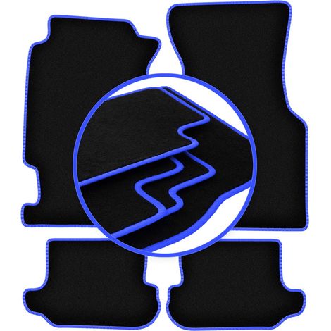 Tapis Carlux-bleu pour : Honda CRX DelSol coupé, cabrio (1992-1997) (1/5)