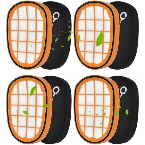 Paquete de 4 filtros para FC6812 Philips Speedpro Max Aqua Handheld 6814 6823 6827 6908 (1/5)
