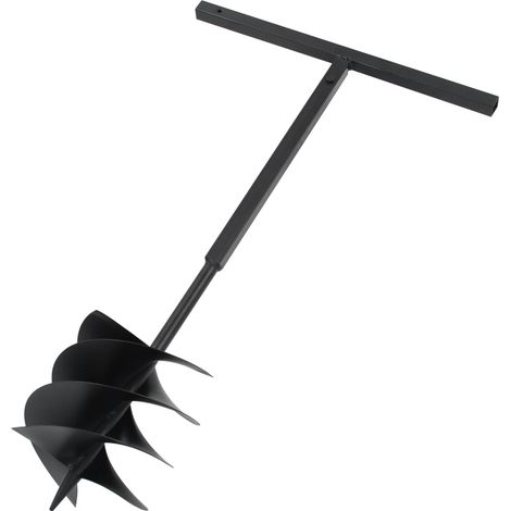 Tarière de sol avec manche 250 mm Acier Noir CFW115236 (1/4)