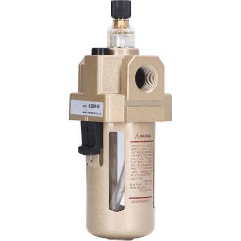 Séparateur eau-huile en alliage d'aluminium, PC et ABS, lubrifié pour divers environnements d'installation (1/5)