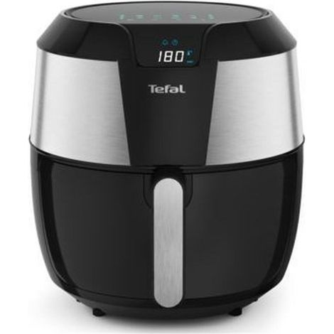 Tefal EY701D Easy Fry XXL Friggitrice ad Aria Calda 1850W, Capacit� 1,6 kg, Minuteria, 8 Menu Automatici, Design in Acciaio Inox e Nero (1/4)