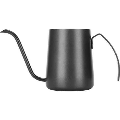 Théière bouilloire col de cygne, théière en acier inoxydable, verser sur la cuisinière à café théière bouilloire goutte à goutte avec couvercle pour café et thé à verser(350ML) (1/5)