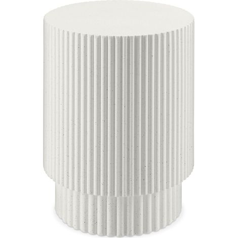 Table d'appoint ronde Amira, pour l'intérieur et l'extérieur, 38 x 51 cm - (1/5)
