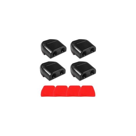 Ede Sifflets d'avertissement, sifflet anti-cerfs pour voiture, sifflet d'avertissement anti-cerfs avec 4 bandes adhésives pour voitures, camions et motos (1/2)