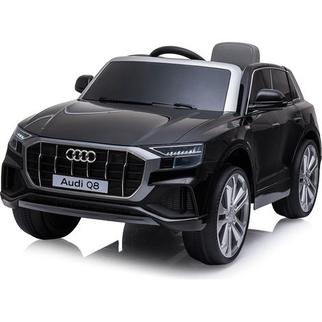 FEBER Auto elettrica per Bambini dai 3 Anni Q8 Black 12V R/C, radiocomandata, con fari con Luce, 3 velocità, acceleratore e Freno Elettrico, Famosa (800013444) (1/5)
