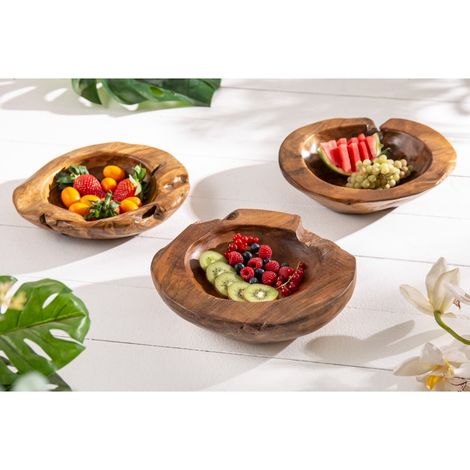 MEUBLER DESIGN Coupe Massive Nature Root 30cm Nature Teck Racine De Bois, Style , x x cm (1/5)