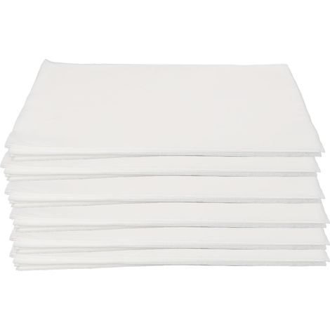 Paquet de 95 serviettes jetables blanches en non-tissé, lingettes invités pour salons de beauté et spas de pédicure, usage unique, hygiénique et pratique. (1/5)