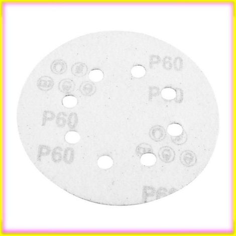 keenso feuille de sable Disques à Papier de Verre 5 Pouces 100pcs, Disques de Ponçage Ronds en Alumine à 8 Trou table caissette (1/5)