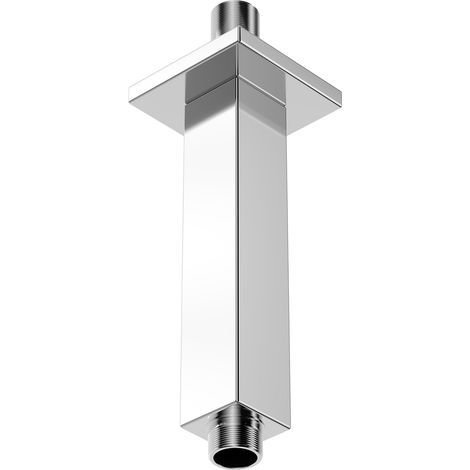 Wholesale Domestic Cubix Polished Chrome 150mm Square Vertical Shower Arm (1/5)