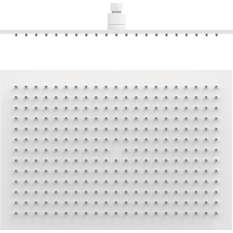 ROCIADOR DE DUCHA ANTICALCÁREO BLANCO 450X315MM CON RÓTULA