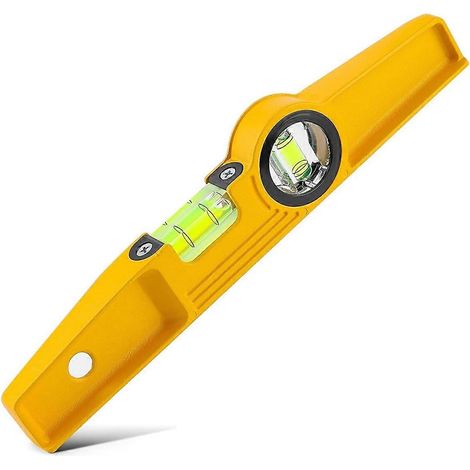 Niveau magnétique moulé sous pression de 25 cm (10 pouces), niveau à bulle magnétique pour échafaudage (1/4)