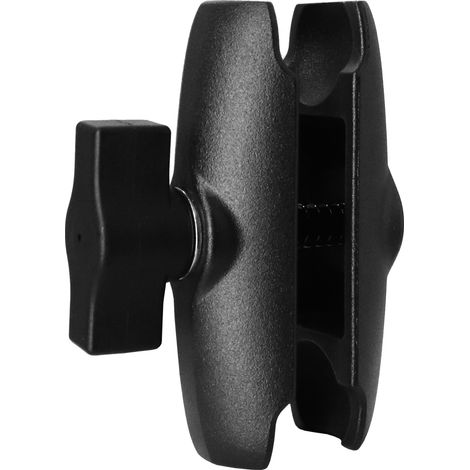 Bras à double douille en aluminium de 9 cm, compatible avec les supports de taille B, accessoires à boule de 1", bras de support à billes pour boule standard de 25 mm (1/5)