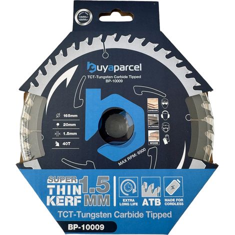Trade Pro Circular Saw Blade 165 X 20 40 Teeth -Fits Makita DSS611 DSS610 DHS680 (1/5)
