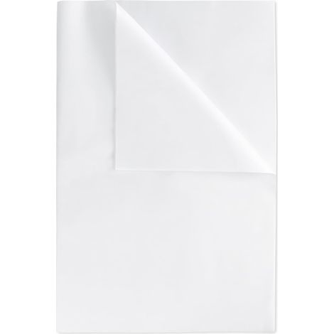 100 hojas de papel de seda blanco, papel de regalo mate para paquetes y manualidades, papel crepé triturado de 70x50cm para envolver ramos, bricolaje y pasatiempos creativos. (1/5)