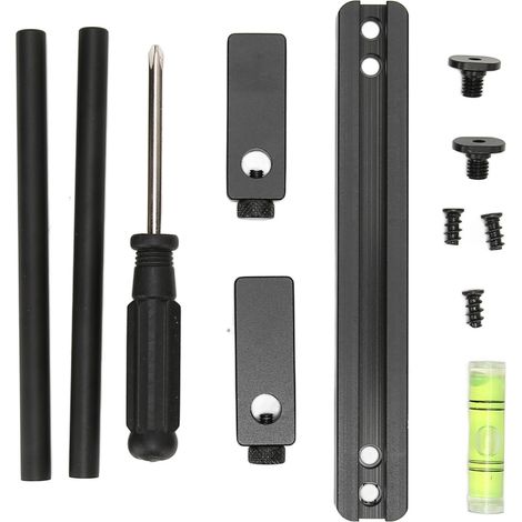 Höhenverstellbarer Grafikkartenständer mit rutschfester Gleitbasis aus Aluminiumlegierung für ATX 128 mm / 5 Zoll
