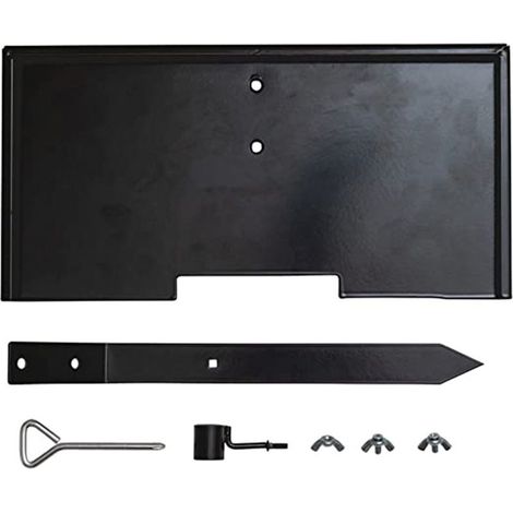 1 support de pierre tombale, finition mate anti-décoloration, 30,5 x 15,2 cm, avec tuyau amovible et vis papillon incluses, pour humains et animaux de compagnie