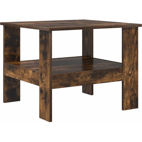 Maison Exclusive - Couchtisch Geräucherte Eiche 57 x 55 x 45 cm H