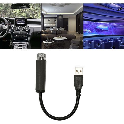 USB-LED-Sternenprojektor fürs Auto, romantisches tragbares Nachtlicht, Auto-Deckenleuchte mit Ambientebeleuchtung, Stimmungsleuchte fürs Fahrzeug (1/5)
